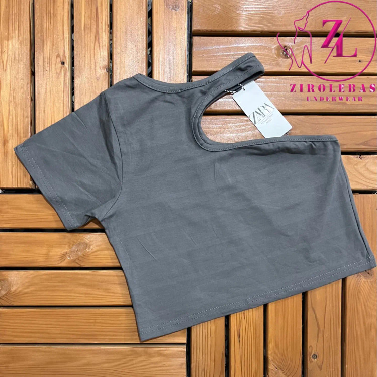 کراپ بغل باز آستین کوتاه