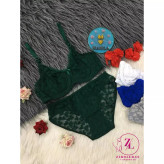 ست شورت و سوتین قلبی