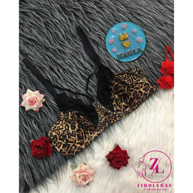 سوتین پلنگی هارنس دار