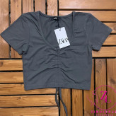 کراپ آستین دار