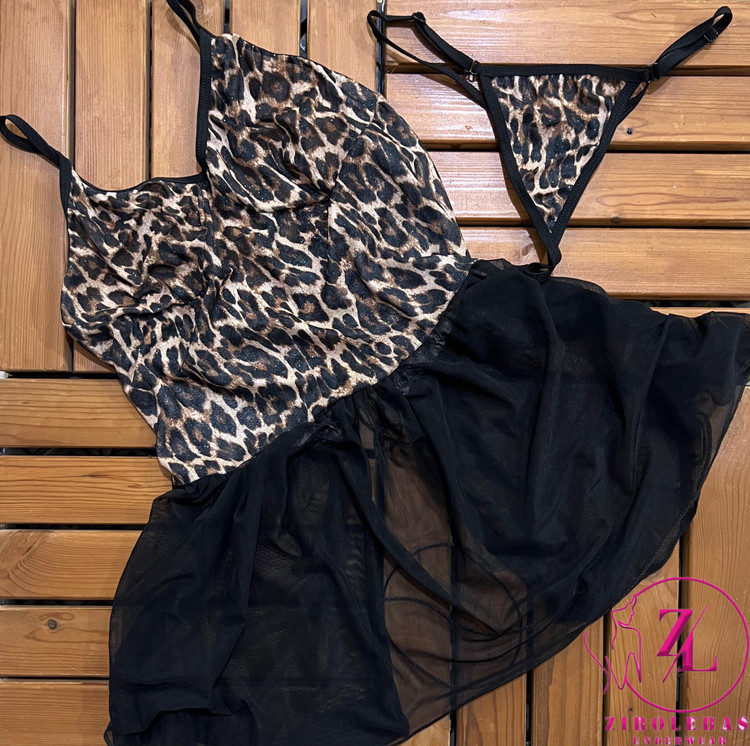 لباس خواب فانتزی پلنگی