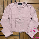 کراپ آستین بلند دکمه ایی