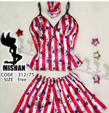 تاپ شورتک ساتن