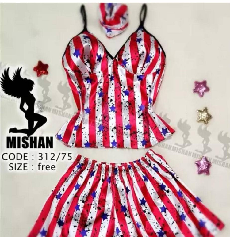 تاپ شورتک ساتن