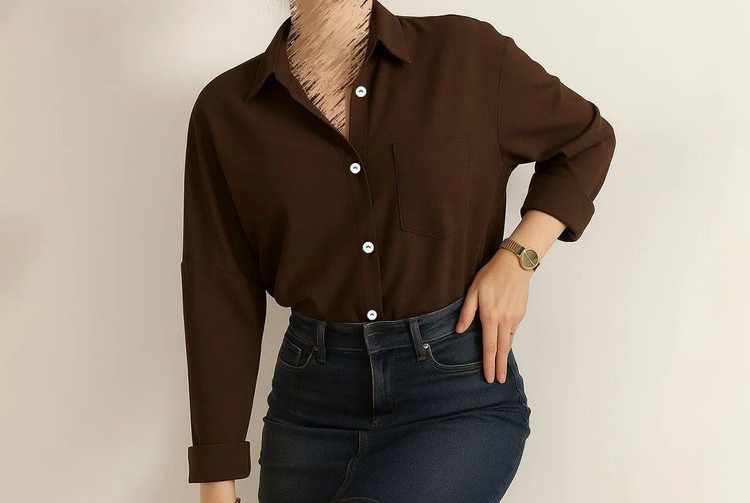 شومیز یقه خرگوشی