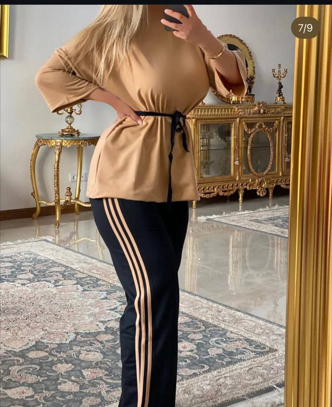 ست تیشرت شلوار راه راه