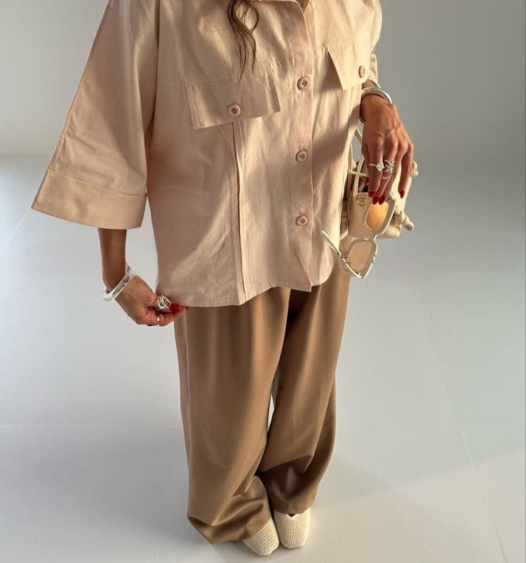 شومیز دکمه دار