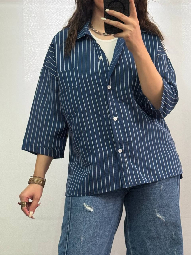 شومیز زنانه آستین سه ربع