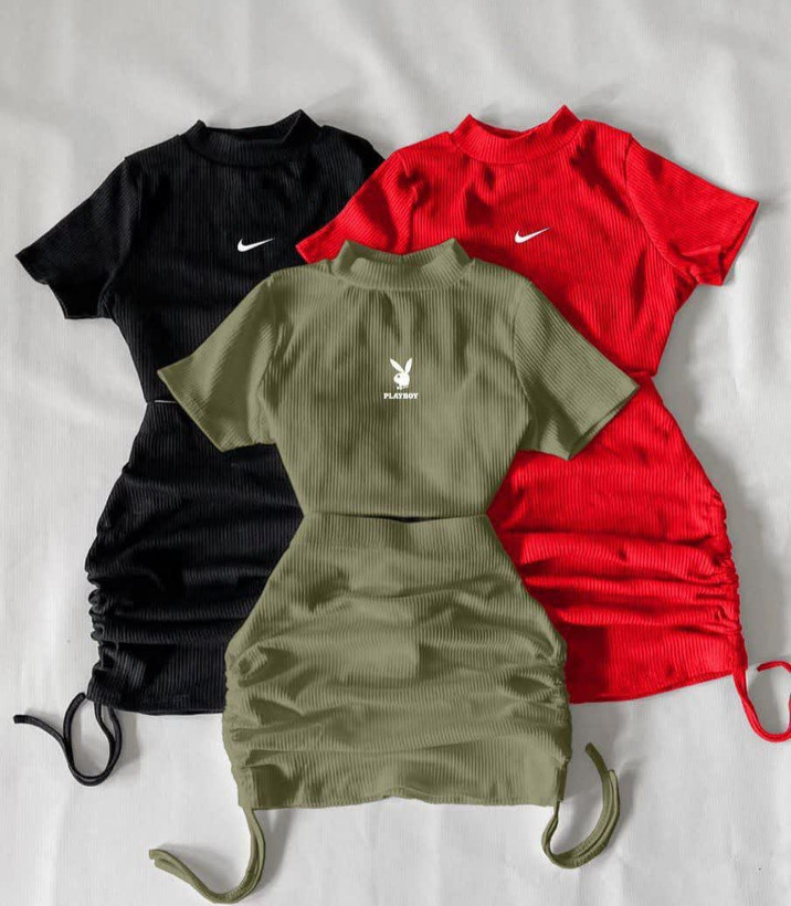 ست کراپ دامن گتدار