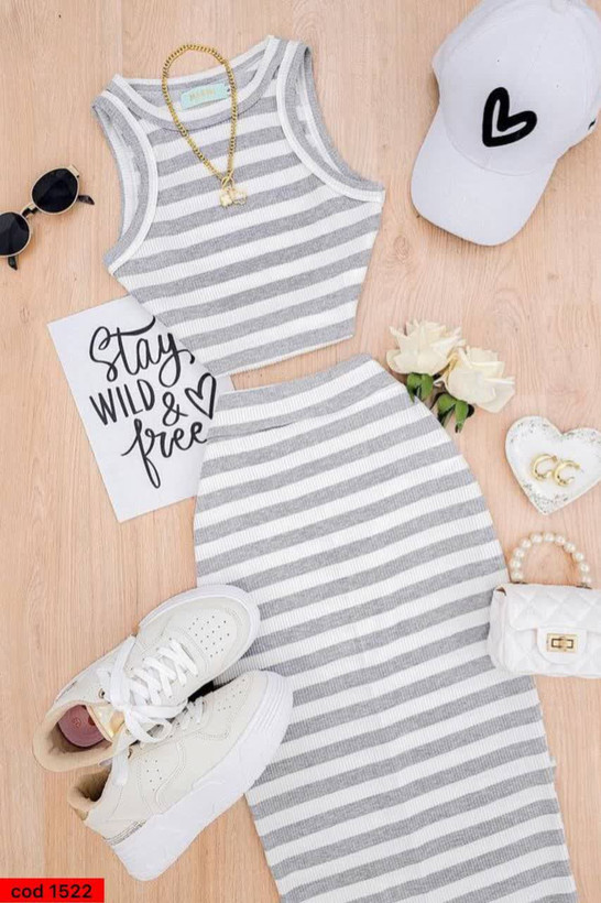 ست کراپ دامن