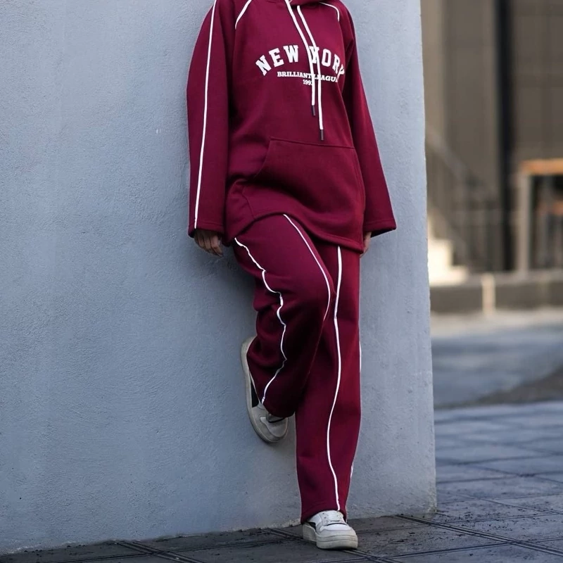 ست هودی شلوار NEW YORK