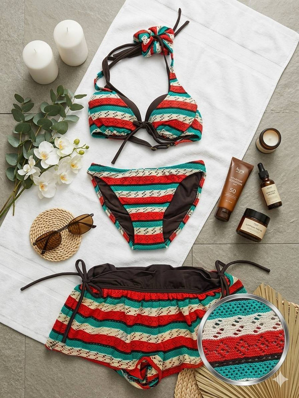 مایو 3 تکه Beach Queen وارداتی