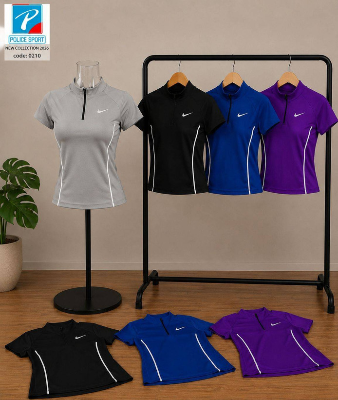 تیشرت نیم زیپ