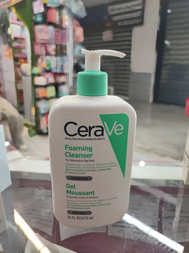 ژل شوینده سراوی مدل Foaming Cleanser اصل | پوست نرمال تا چرب