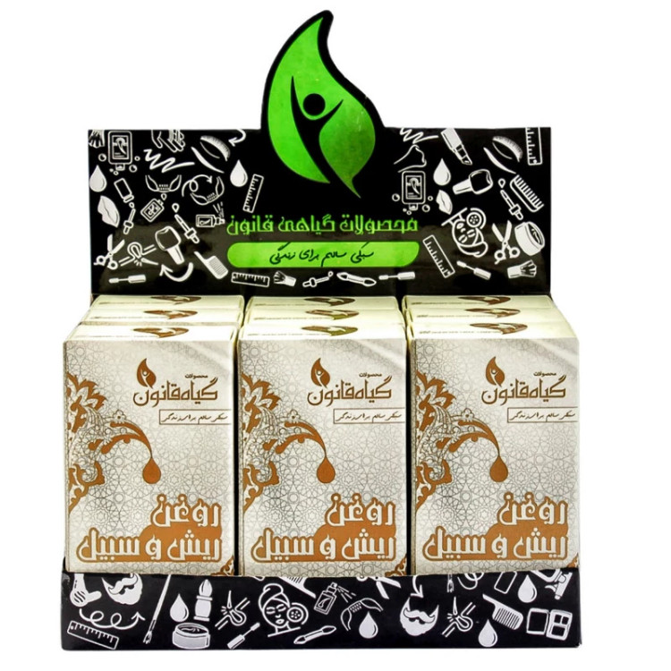 روغن ریش و سبیل حجم 30 میلی لیتر مجموعه 9 عددی