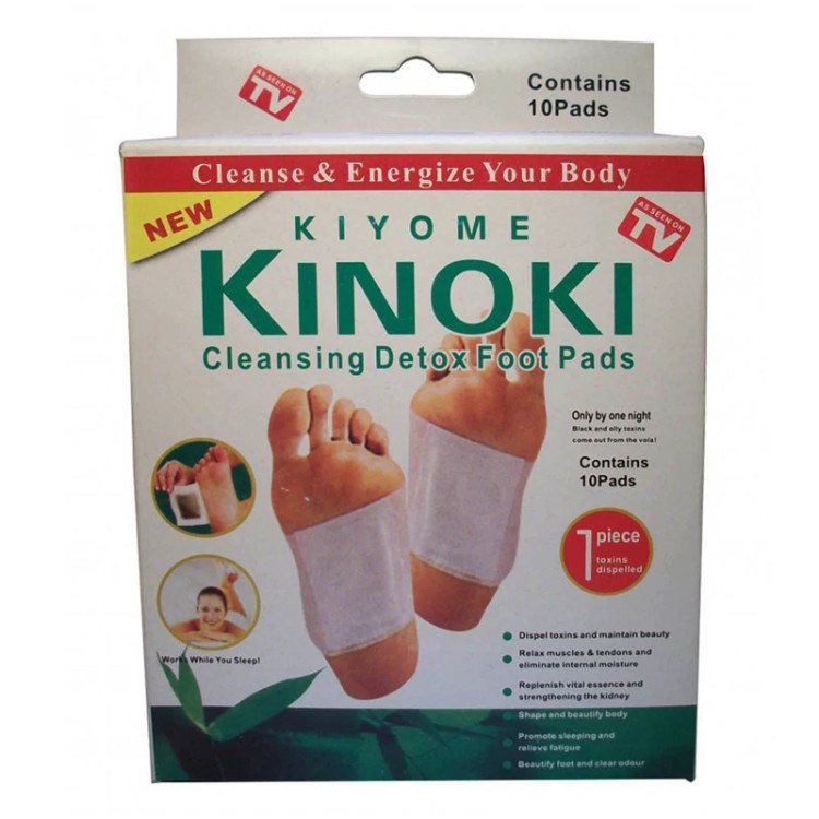 پد دفع سموم بدن کینوکی اصل kinoki بسته 10 عددی