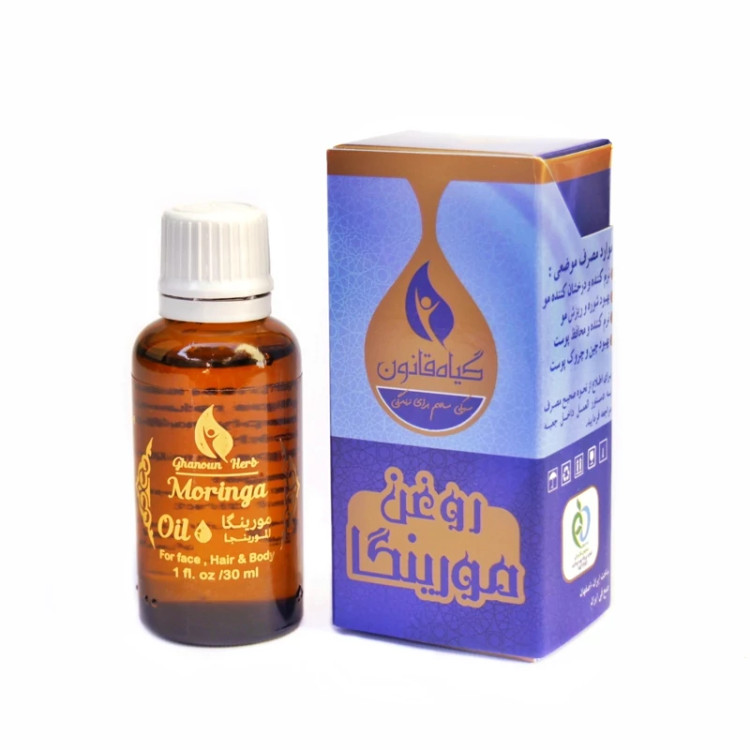 روغن مورینگا قانون ۳۰ میلیلیتر خالص و ارگانیک