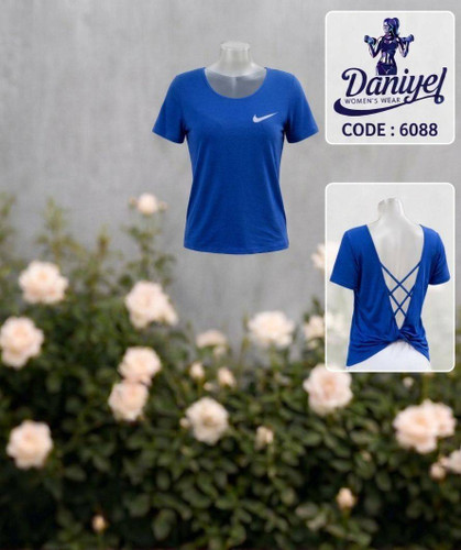 تیشرت اسپرت زنانه مدل پشت ضربدری برند دانیل (DANIYEL)»