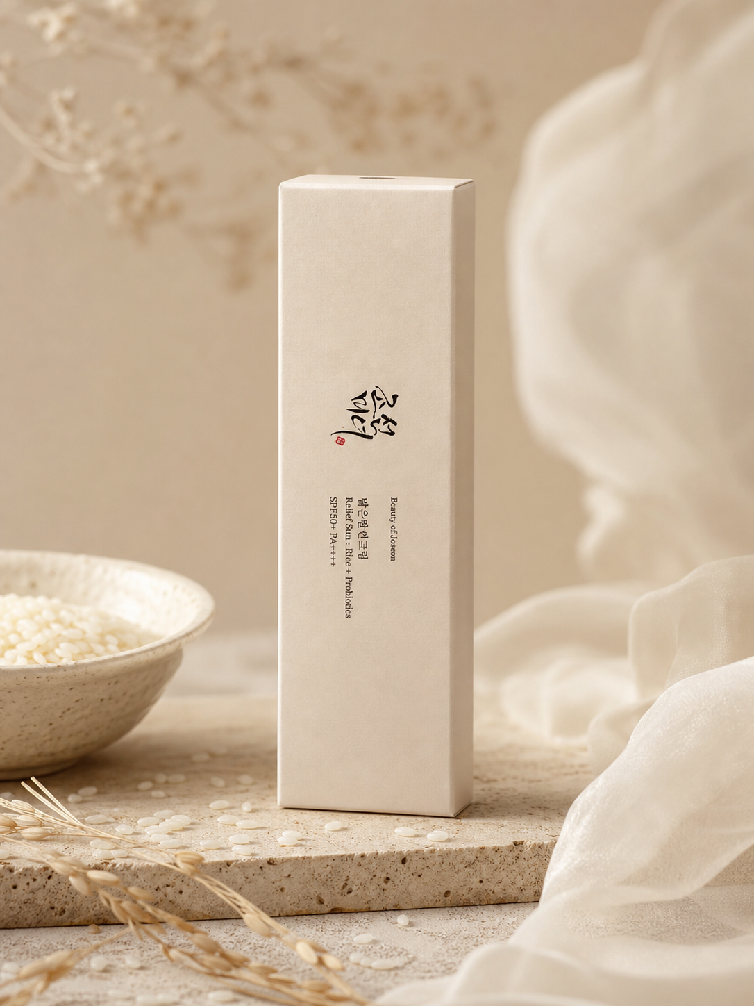 ضدآفتاب کره‌ای بیوتی آف جوسئون مدل Relief Sun: Rice + Probiotics
