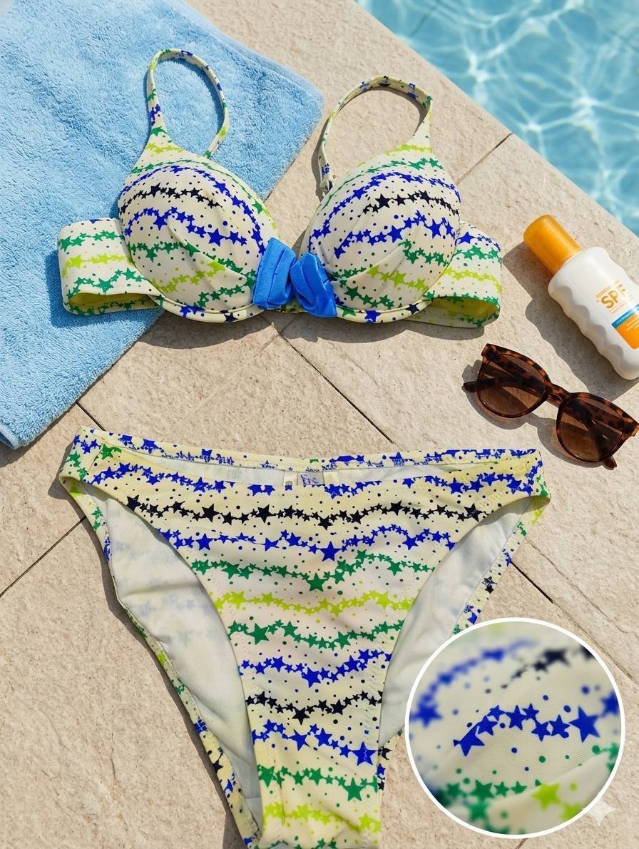 مایو جدید زنانه ۲ تکه وارداتی برندBeach Queen