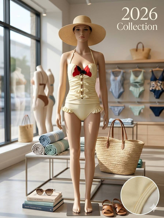 مایو یکسره وارداتی2 برندBeach Queen