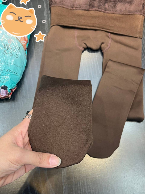 نمایش کشسانی و رنگ جوراب شلواری زنانه قهوه ای